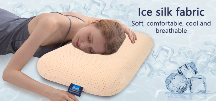 Ergonomic Silicone Pillow, Neck Support Pillow