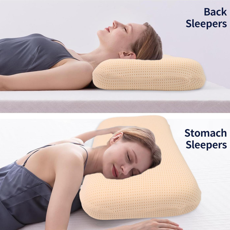 Ergonomic Silicone Pillow, Neck Support Pillow