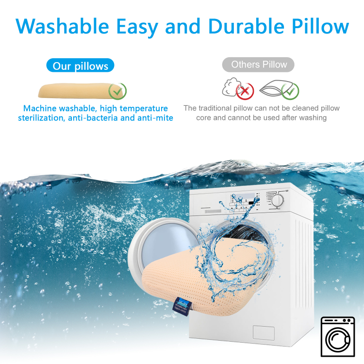 Ergonomic Silicone Pillow, Neck Support Pillow