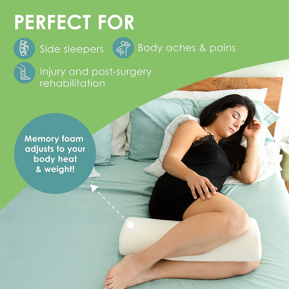 Benefits of using leg support pillows, half-moon pillows