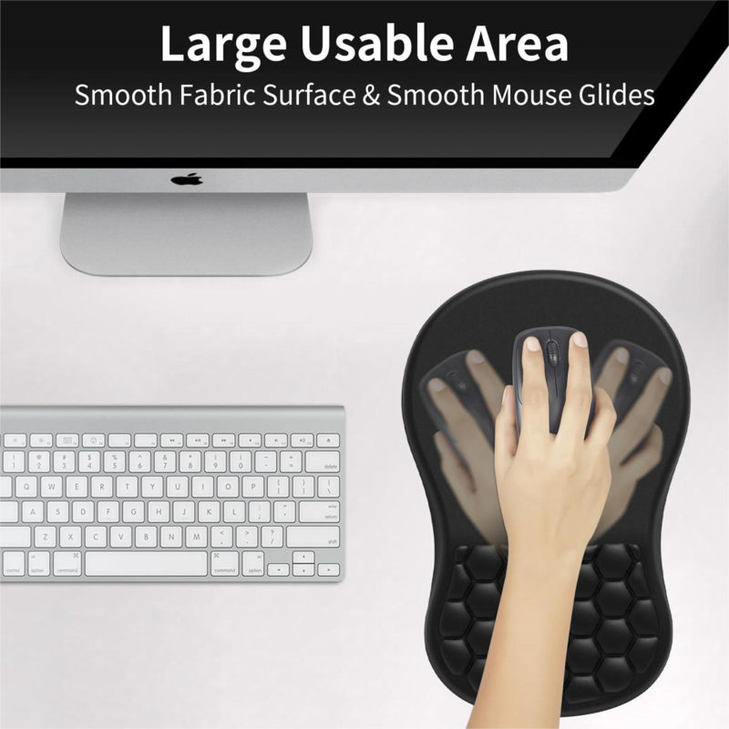 Non-slip base massage design mouse pad