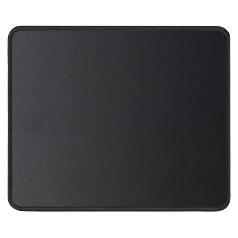 Mouse pad for computers, laptops, games, office and home, 8.3 x 10.2 inches (approximately 21.1 x 25.9 cm), black