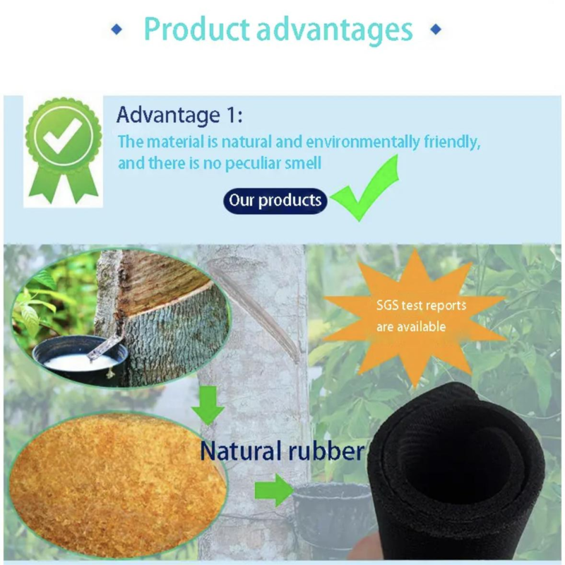 Manufacturers wholesale natural rubber coil blank rubber mouse pad