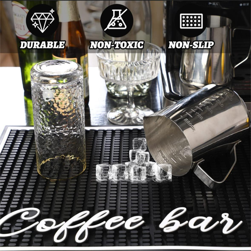 Stylish bar mat with 1 cm thick bar accessories Coffee machine mat countertop bar mat