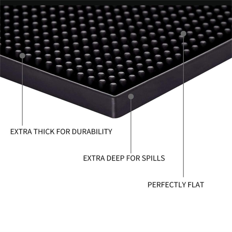 Stylish bar mat with 1 cm thick bar accessories Coffee machine mat countertop bar mat