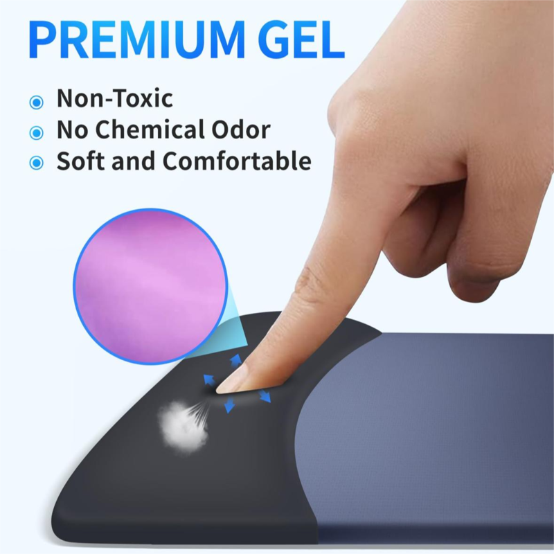 Wrist mouse pad is a pad that provides support and protection for the wrist while using the mouse