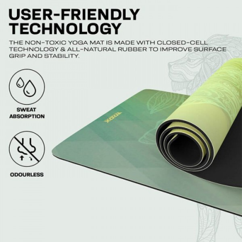 Non-toxic, non-irritating natural rubber yoga mat non-slip absorbent sweat - sweat resistant