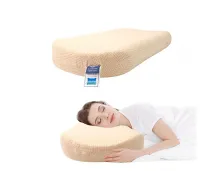 Silicone Support Pillow With Wavy Contour Design