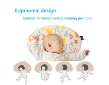 Ergonomic Baby Silicone Breathable Neck Pillow