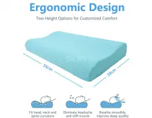 Silicone Foam Pillow Neck Pillow Sleep Pillow