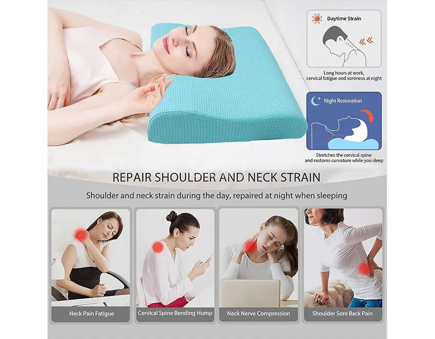 Silicone Foam Pillow Neck Pillow Sleep Pillow