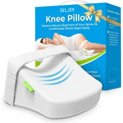 Leg Knee Pillow Memory Foam Leg Pillow with Removable Straps