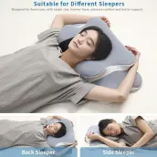 Custom Memory Foam Cervical Pillow Orthopedic Contour Pillow