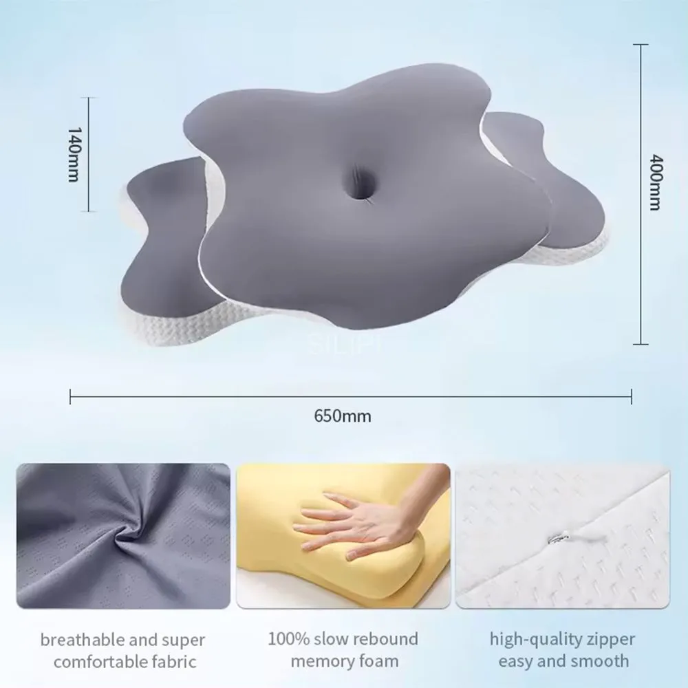 Custom Memory Foam Cervical Pillow Orthopedic Contour Pillow