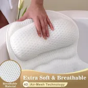 Bath Pillow Bathtub Pillow Back Neck Support Pillow