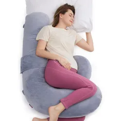 Pregnancy Pillow, F-Shaped Full Body Pregnancy Pillow