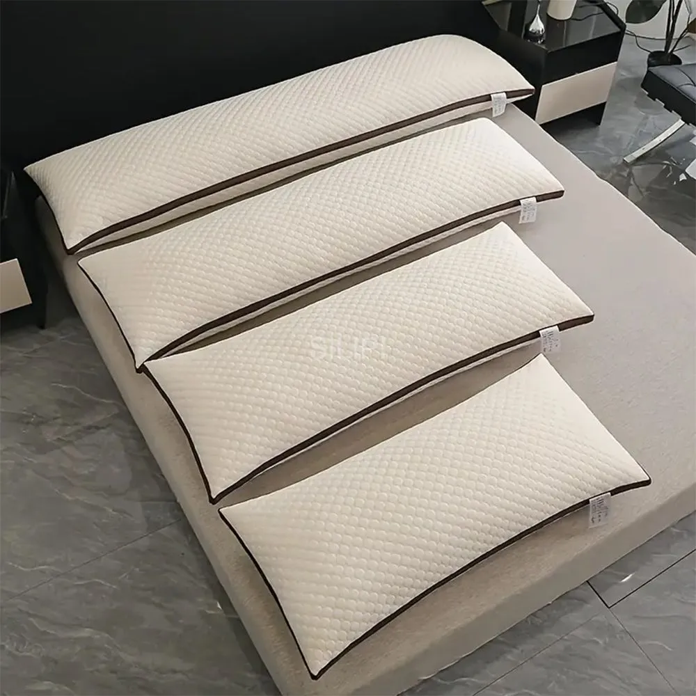 Breathable full body pillow for side sleepers