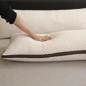 Breathable full body pillow for side sleepers