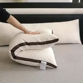 Breathable full body pillow for side sleepers