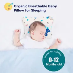 Newborn Soft Breathable Silicone Sleep Pillow