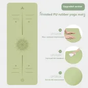 Professional yoga mat Natural rubber non-slip shock absorption silent fitness mat available for men and women