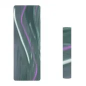 Eco-friendly non-slip PU rubber Yoga mat Custom logo printing durable matte 5mm Pilates yoga mat