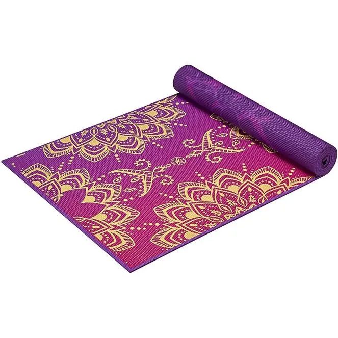 Wholesale Custom  6MM Thickness Double-sided ECO Friendly Non Slip Inspired Design Printing Yoga Mat