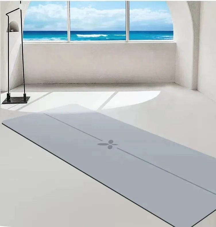 Professional high quality new upgraded coconut fiber pu rubber yoga mat