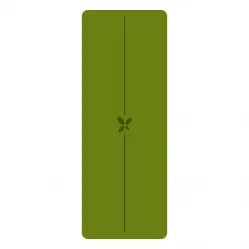 72 in x 27 in green custom pattern non-slip silent PU natural rubber fitness yoga mat