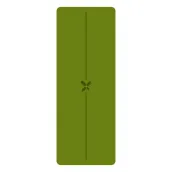 72 in x 27 in green custom pattern non-slip silent PU natural rubber fitness yoga mat