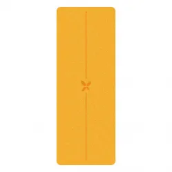 Upgrade the popular yellow scrub 5 mm thick dance fitness natural rubber yoga mat