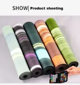 2024 Custom logo 5 mm multi-color environmental protection upgrade non-slip PU natural rubber yoga mat