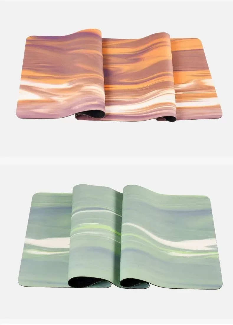 2024 Custom logo 5 mm multi-color environmental protection upgrade non-slip PU natural rubber yoga mat