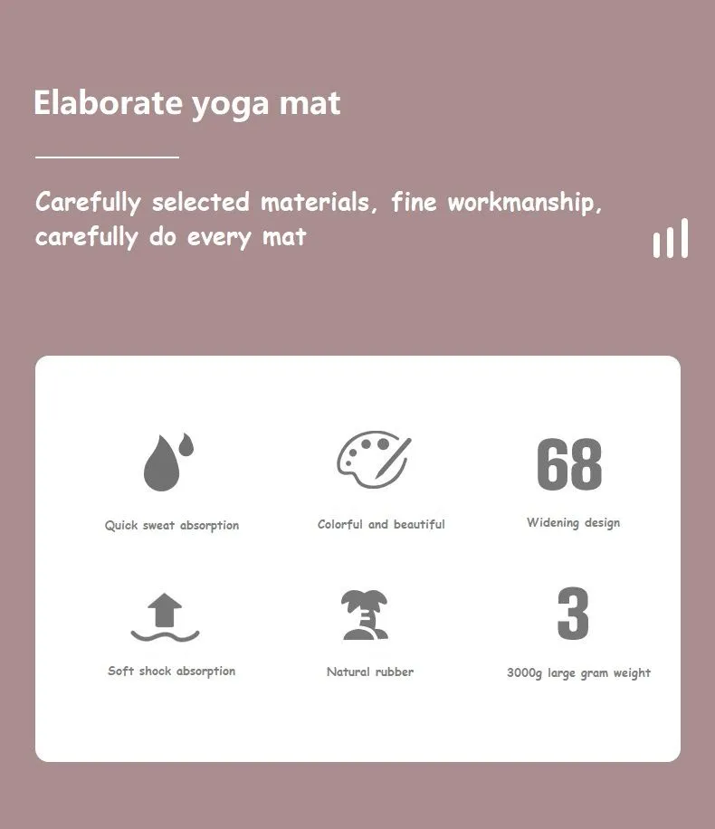 2024 Custom logo 5 mm multi-color environmental protection upgrade non-slip PU natural rubber yoga mat