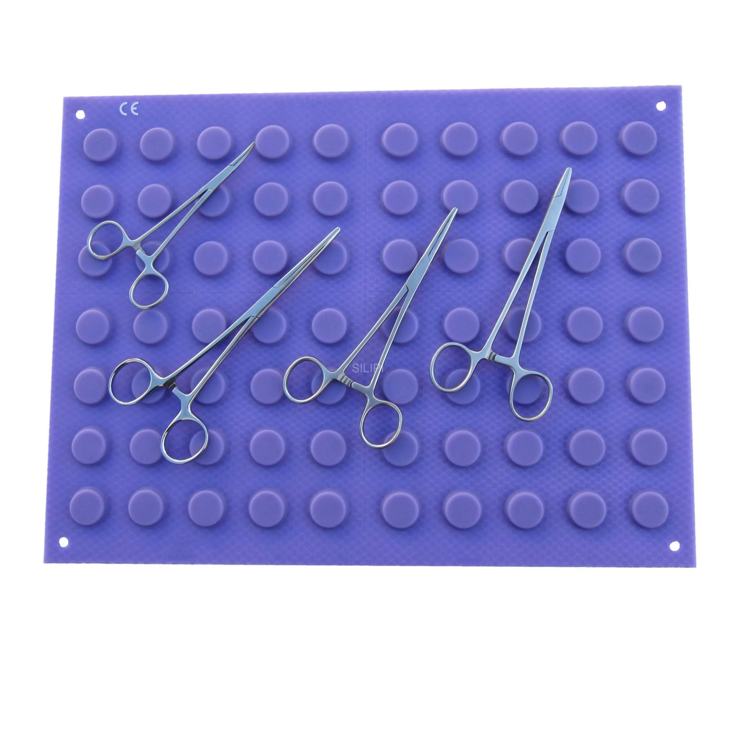 Custom Flexible and Non-Slip Surgical Magnetic Instrument Mats