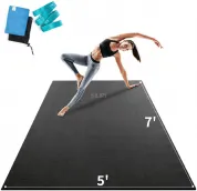 Eco Friendly Extra Wide and Long Exercise Mats for Durable Men and Women