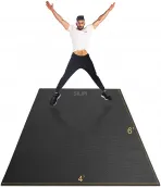 Eco Friendly Extra Wide and Long Exercise Mats for Durable Men and Women