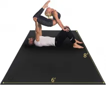 Eco Friendly Extra Wide and Long Exercise Mats for Durable Men and Women