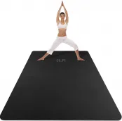 Eco Friendly Extra Wide and Long Exercise Mats for Durable Men and Women