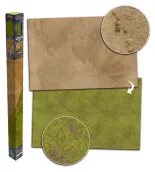 6' x 4' Open Field Grass Terrain Neoprene Tabletop Wargaming Grass Field Battle mat with Carrying Case