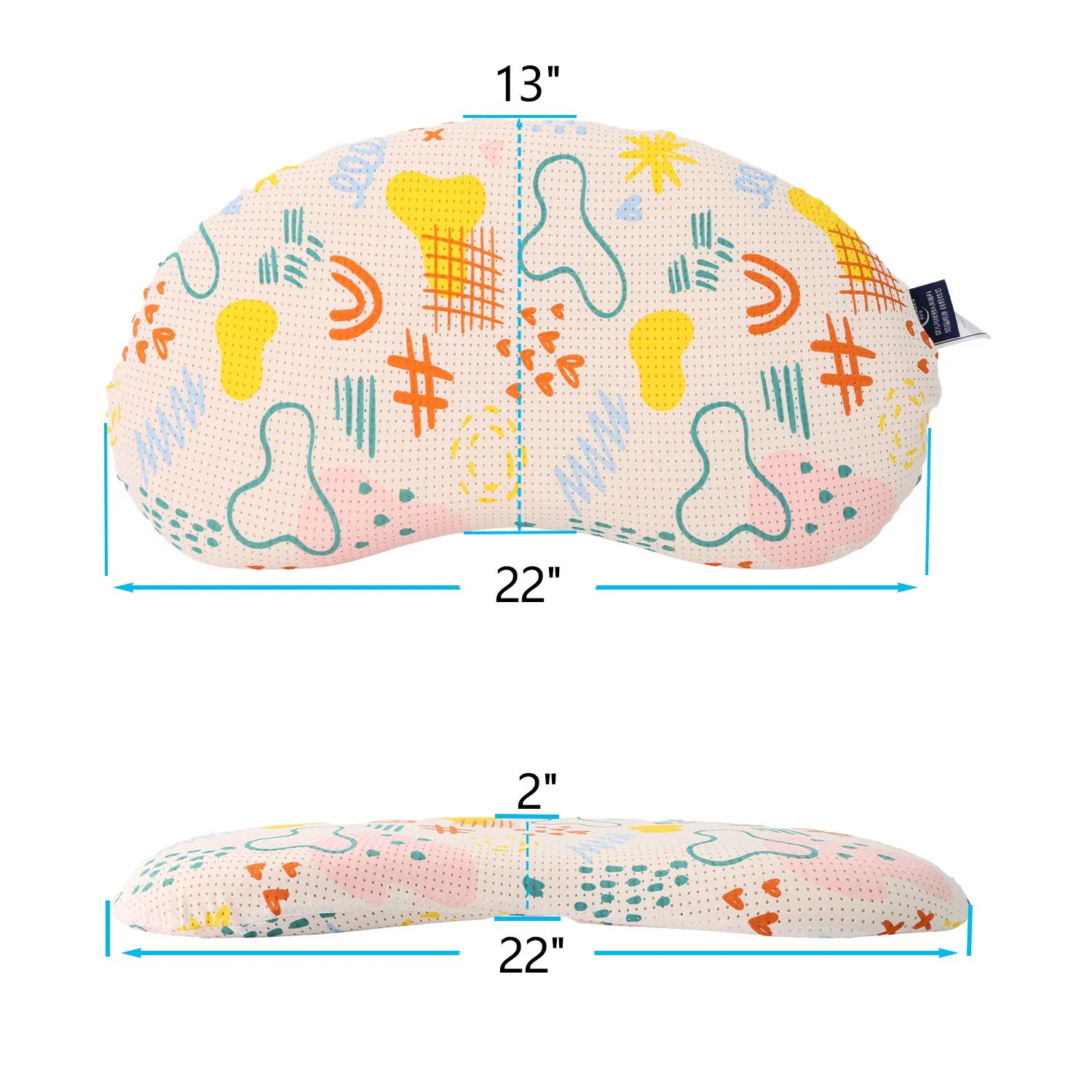 Bulk Wholesale Innovative Material  Washable Silicone Foam Pillow  For 3-4 Years Old Babys Pillow