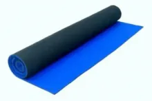 27" X 15' X 1.5MM Blue Neoprene Floor Runner For Protecting Carpets, Linoleum, Tile, Laminate