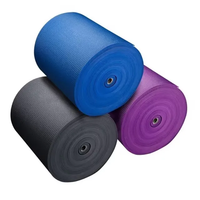 24"x 6mm x 50 ft Textured, Non-Slip Deluxe Studio Thick Wholesale yoga roll mat material