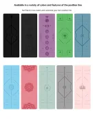 Pink double-sided non-slip scrub PU natural rubber wear resistant sweat absorbent fitness yoga mat