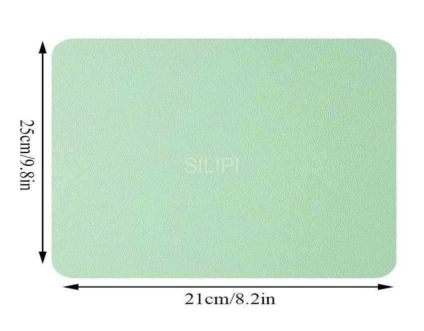 Small PU mouse pad Non-Slip Gaming Desktop Leather Mouse Pad