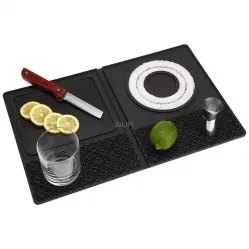 Wholesale High Quality Pvc Cutting Board Multipurpose Silicone Cocktail Prep Station Drying Mat