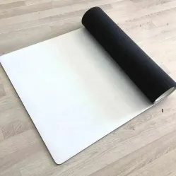 White Blank Suede Natural Rubber Yoga Mat For Sublimation Printing