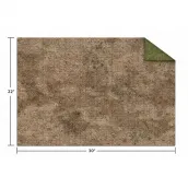 Double Sided Natural Rubber Non Slip Wargame Grass + Desert Battle Mat