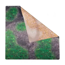 6&#039; x 4&#039; Open Field Grass Terrain Neoprene Tabletop Wargaming Grass Field Battle mat with Carrying Case