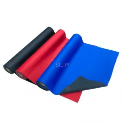 Rubber Floor Runner 27&quot; X 15&#039; X 1.5MM RED Neoprene Floor Protection Roll